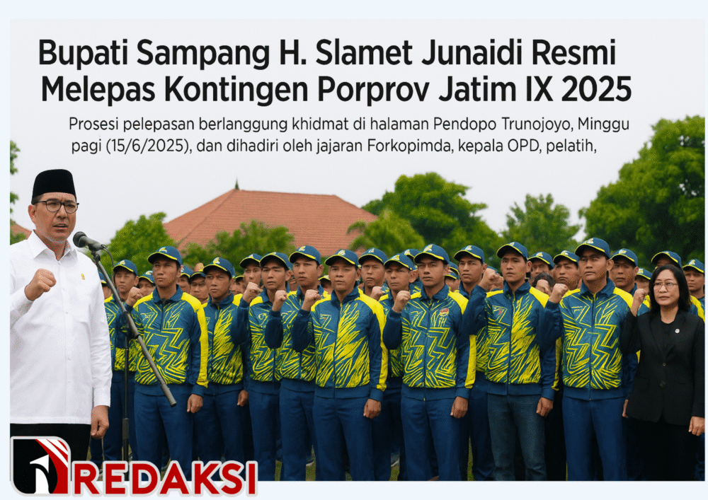 Bupati Sampang Resmi Lepas Kontingen Porprov Jatim IX 2025: Semangat Prestasi dalam Bingkai “Bismillahirrahmanirrahim”